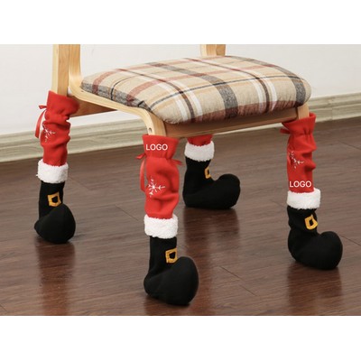 Christmas Chair Leg Covers 4pcs set