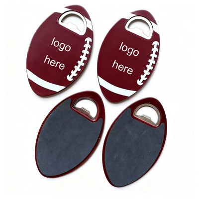 Rugby Coaster Bottle Opener