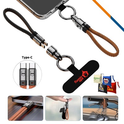 Knot Phone Tether Wristlet Fast Charging Cable