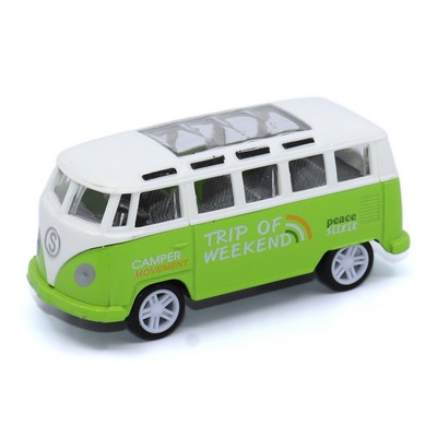 3.5" Vintage Camper Van with Sunroof - Diecast Models