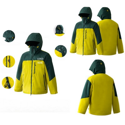 Men's Lightweight Waterproof Breathable Hooded Outdoor Sports Jacket