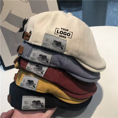 Street fashion reverse-wearing duckbill hat female Korean version of the beret hat, versatile hip-ho