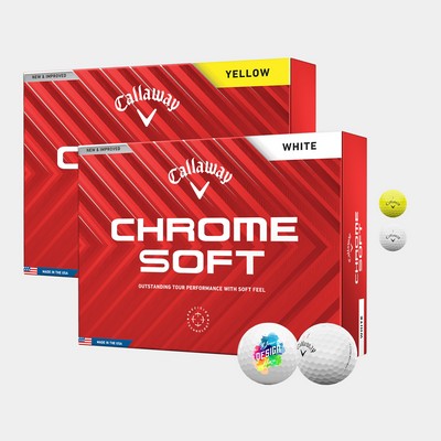 Callaway® Chrome Soft Golf Balls with Custom Imprints