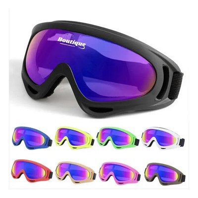 Protective Outdoor Sports Goggles Anti-Fog Impact Resistant