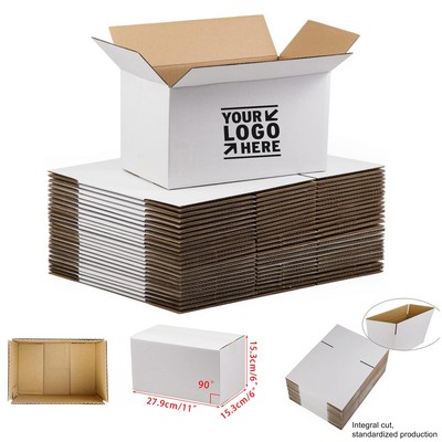 Recyclable Durable 11x6x6" Corrugated Cardboard Shipping Packing Mailing Box