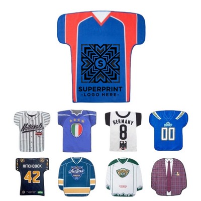 11"x17" Microfiber Rally Jersey Shaped Towel