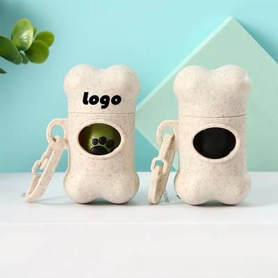 Eco-Friendly Bone-Shaped Doggie Waste Bags with Dispenser