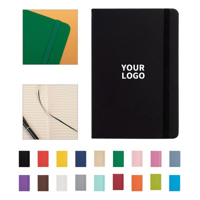 Linen Cloth A5 Notebook Eight Point Three Inches Length Five Point Eight Inches Width