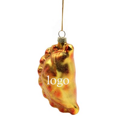 Dumpling Glass Ornament