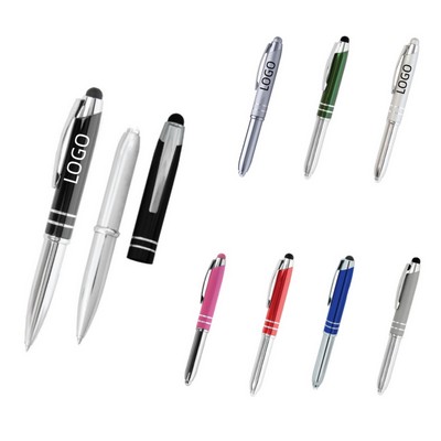 Led 3-In-1 Stylus Pen