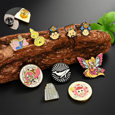 Customized Cartoon Brooch Metal Padges