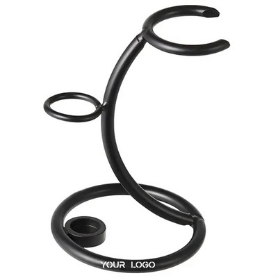 Water-Resistant Wall-Mount Multi-Slot Men's Razor Holder Rack