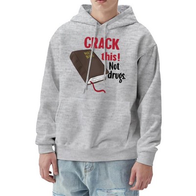 Men's 50/50 Poly-Cotton Hoodie-Premium Blend