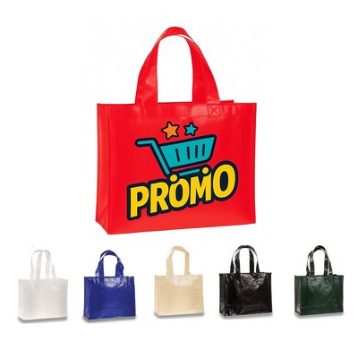 Non-Woven Laminated W/ Gusset Tote Bag (15.75" X 12.5" X 6.25")