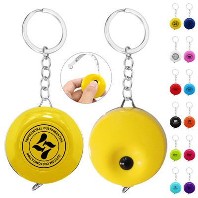 Portable Tape Measure Keychain