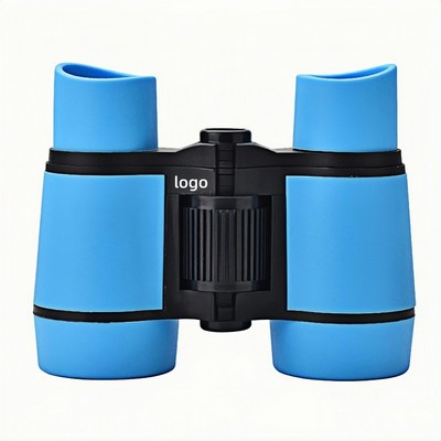 4x30 Kids Binoculars with Colorful Rubber Grip for Outdoor Play and Learning