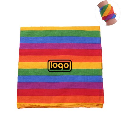 Festival Symbol Rainbow Headscarf