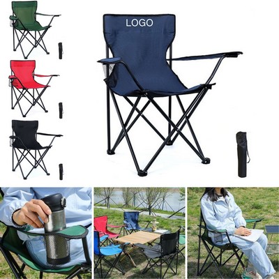 Portable Camping Chair with Armrests