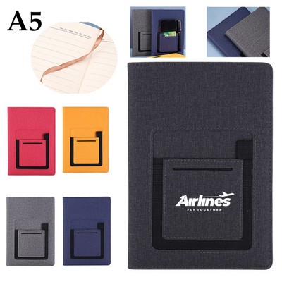 A5 Journal Notebooks With Pocket Pen Loop