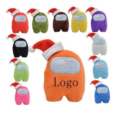 Astronaut Plush Toy w/ Christmas Hat