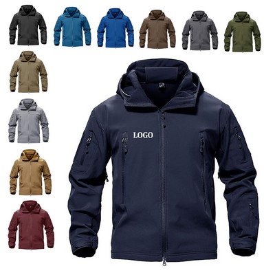 Men's Military Combat Softshell Insulated Jacket
