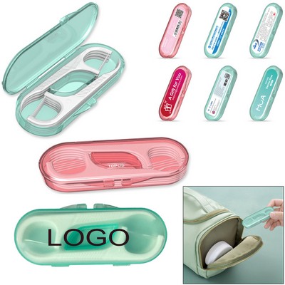 A 10-Piece Plastic Dental Floss Box