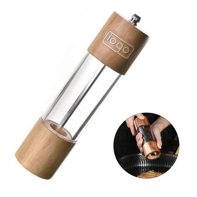 Acrylic Manual Grinder Pepper Mill