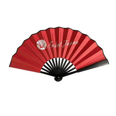 10.4"L Folding Bamboo Hand Fan