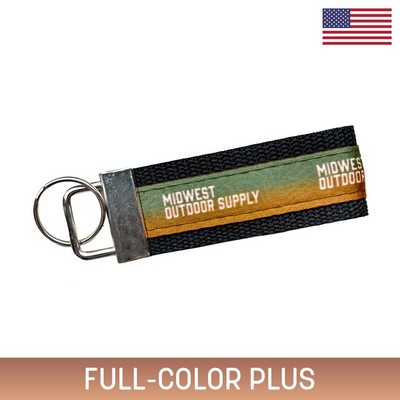 3" Sublimated Key Strap w/ Nickel Plated Hardware