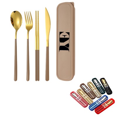 Fork, Spoon, Knife, and Chopsticks 4" 1 Utensils