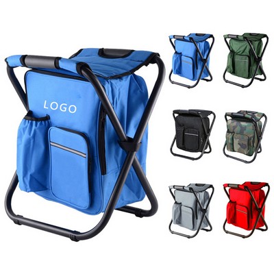 3-In-1 Portable Folding Cooler Backpack Chair