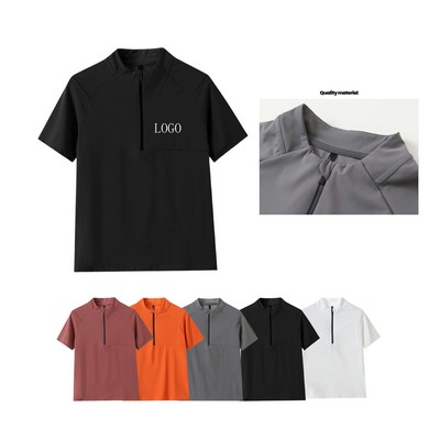 Half Zip Outdoor Polo Shirt