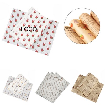 Grease Proof Sandwich Wrapping Paper