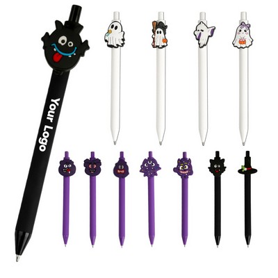 Halloween-Themed Ballpoint Pen Set with Spooky Design