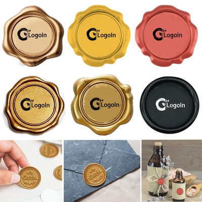 1" Diameter Wax Seal with Adhesive Back