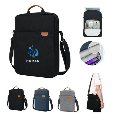 13" Tablet Storage Crossbody Shoulder Bag