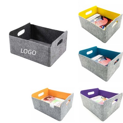Reusable Lightweight Foldable Felt Storage Basket