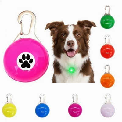 LED Dog Collar Light Clip On Night Safety Pet Pendant