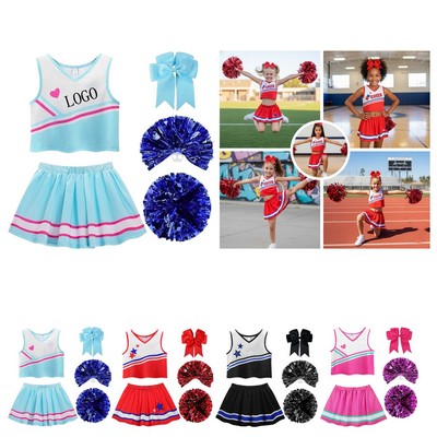Kids Cheerleading Competition Performance Outfit