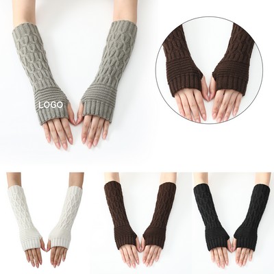 Knitted Fingerless Warmer Sleeves