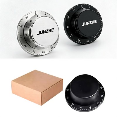 60 Minute Mechanical Countdown Clock Kitchen Timer W/ Back Magnet