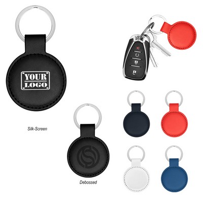 Leatherette Key Tag
