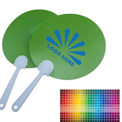 Full Color Round Advertising Hand Fan