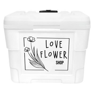 68-Quart NYC® Terra Wheeled Cooler - White