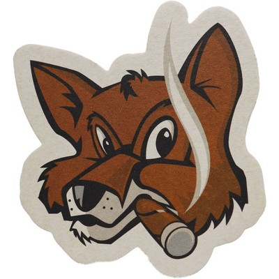 Custom 4" Square 80pt Full Color Pulp Board Paper Coaster