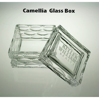Camellia Jade Glass Box
