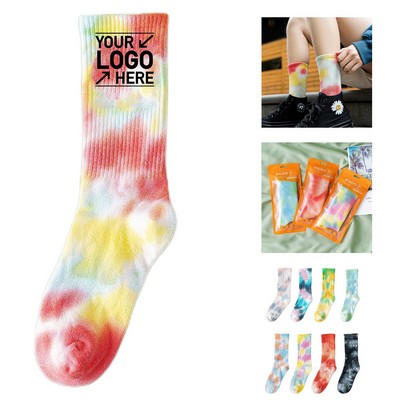 Tie-Dye Crew Socks