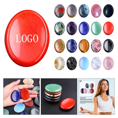 Natural Crystal Thumb Stone