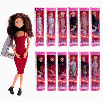 30CM Multi-Color Short Tube Dress Fashion Doll