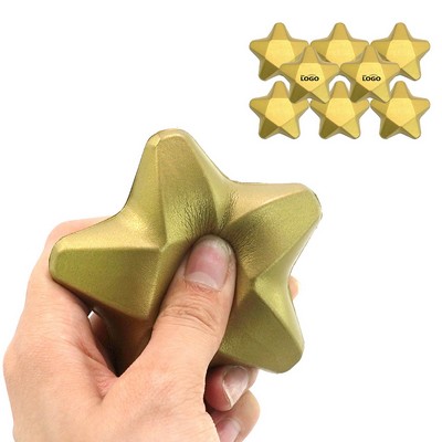 Five-Pointed Star Stress Ball 2.17"